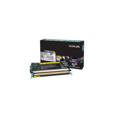 Lexmark X748H1YG Toner LRP Yellow 10K