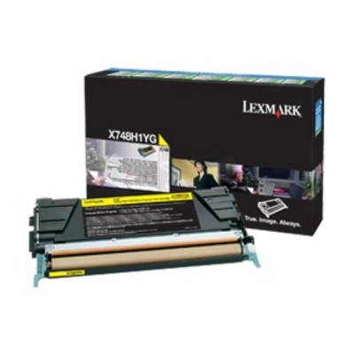 Lexmark X748H3YG Yellow Corpo. Toner 10K