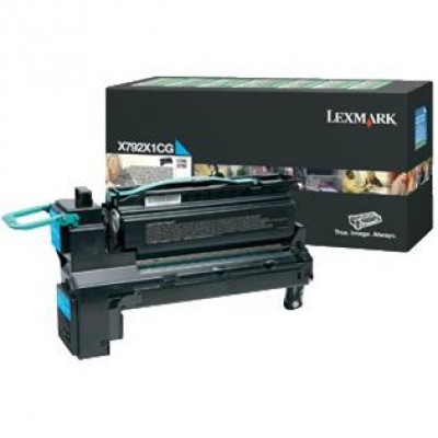 Lexmark X792X1CG Toner Cyan RP 20K X792