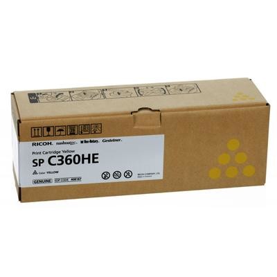 Ricoh 408187 Toner Yellow SP C360HE