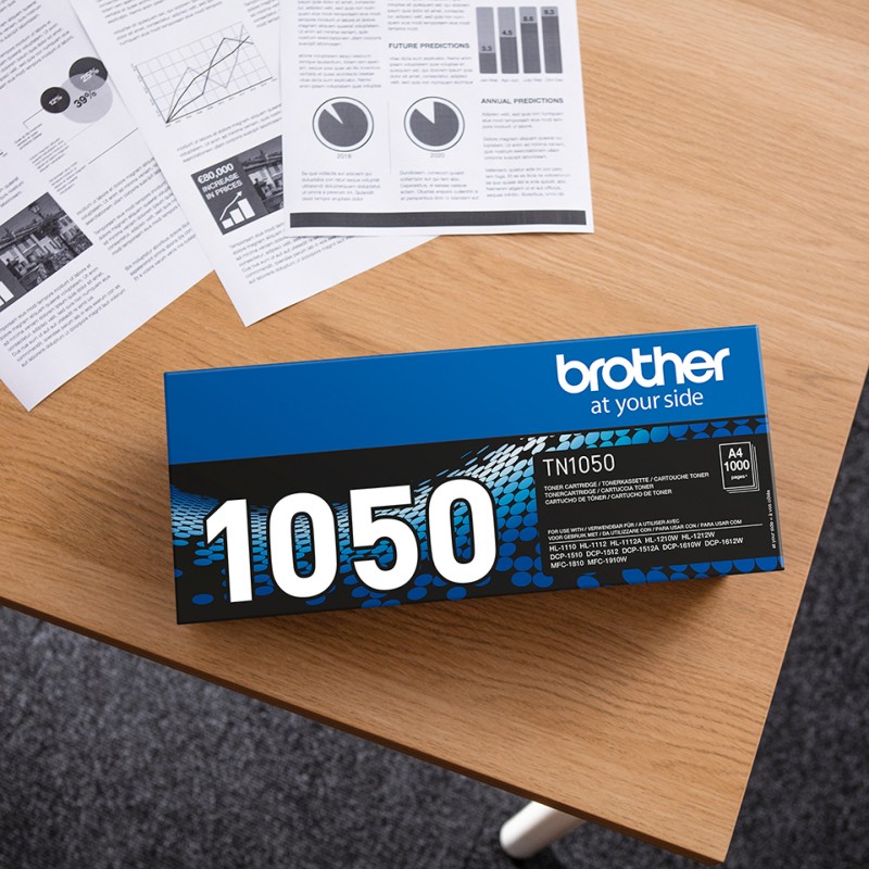 Brother TN1050 Toner Noir 1000p