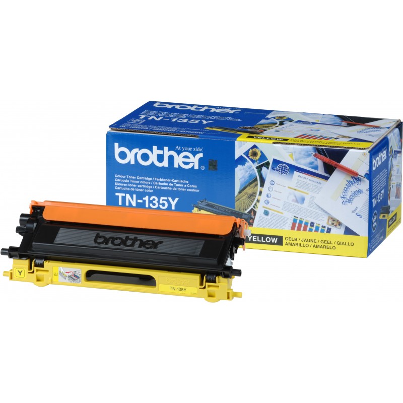 Brother TN135Y Toner Jaune HC 4000P