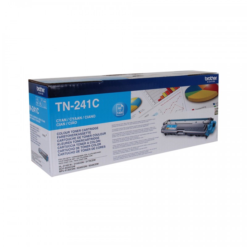 Brother TN241C Toner Cyan 1400 Pages