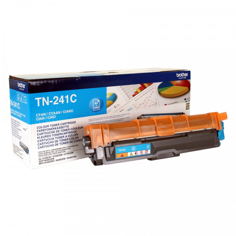 Brother TN241C Toner Cyan 1400 Pages