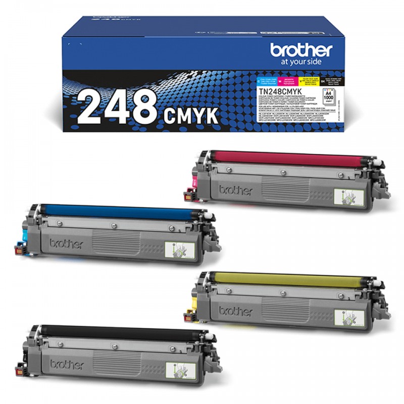 Brother TN248VAL Pack Toner Noir + CL
