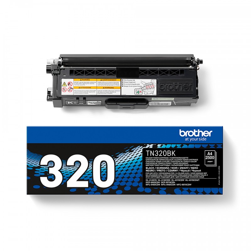 Brother TN320BK toner Bk 2500 p