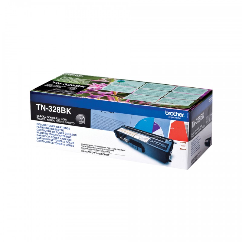 Brother TN328BK Toner Noir 6000 P