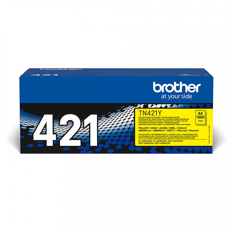 BROTHER TN-421Y Toner jaune 1800 pages