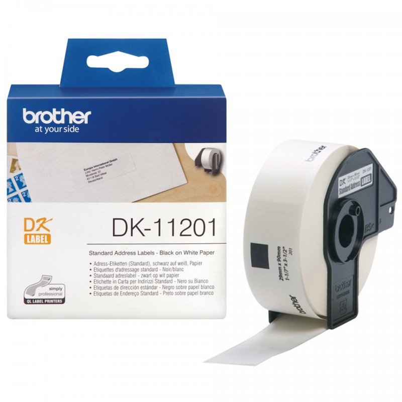 Brother QL500-550 étiquettes adress N/BL
