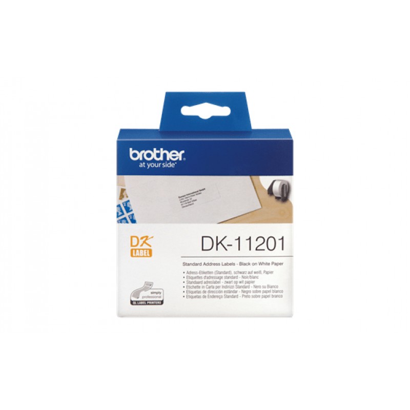Brother QL500-550 étiquettes adress N/BL