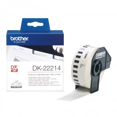 Brother QL500/550 Ruban 12mm N/BL