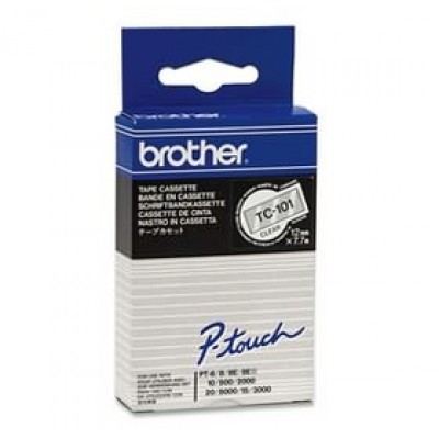 Brother TC101 Transp/Noir 12mm