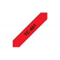 Brother  TC401  ROUGE/Noir 12mm