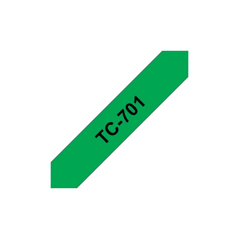 Brother TC701  vert/Noir 12mm