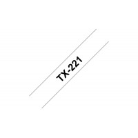 Brother  TX221  Noir/Blanc 9mm