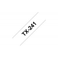 Brother  TX241  Noir/Blanc 18mm