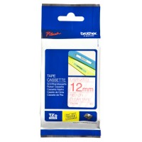 Brother TZE132 Ruban 12mm Red / Transp.
