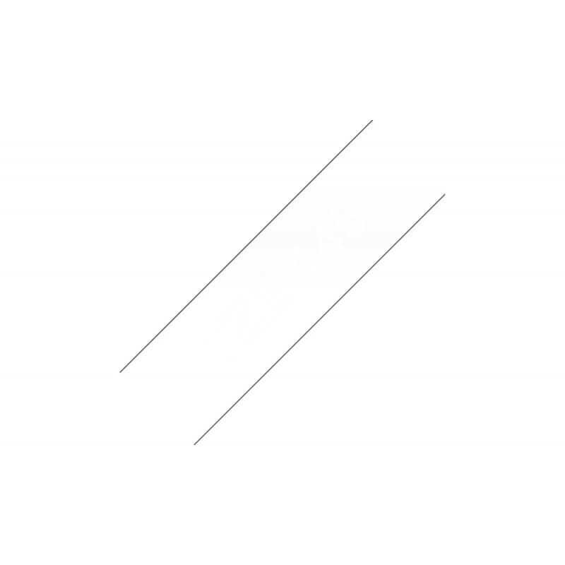 Brother TZe145 Ruban blanc/trans 18mm