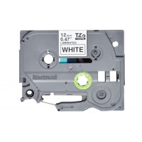 Brother TZE231S2 Ruban Noir/Blan 12mm 4m