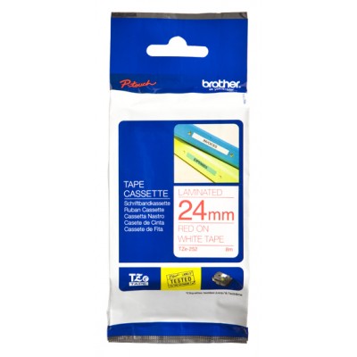 Brother TZE252 Ruban Red 24 mm
