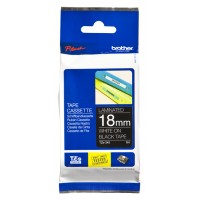Brother TZE 345 Ruban 18mm Blanc/Noir