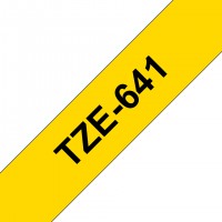 Brother TZE641 Ruban 18 mm Noir / Jaune