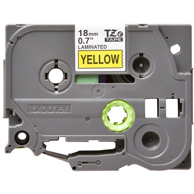 Brother TZE641 Ruban 18 mm Noir / Jaune
