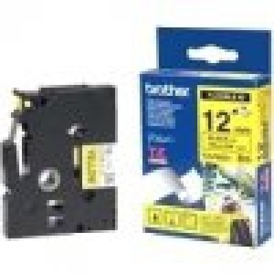 Brother TZEFX631 Noir/Jaune Flexibl 12mm