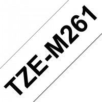 Brother ruban TZEM261 36mm Noir/Blanc Ar