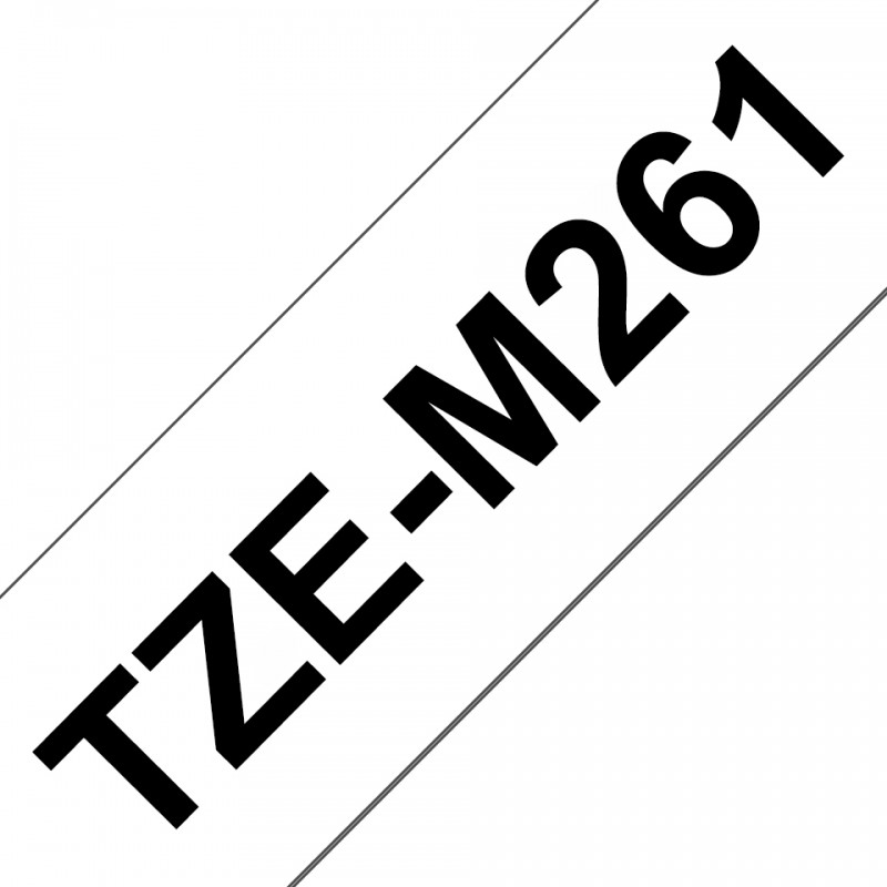 Brother ruban TZEM261 36mm Noir/Blanc Ar