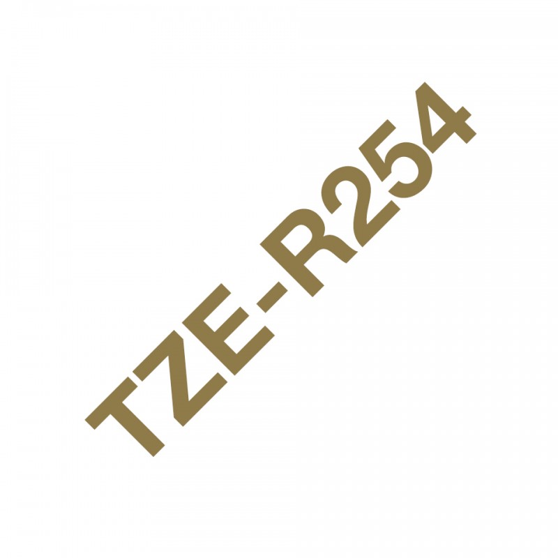 Brother TZE241 Ruban 24mm Or / Blanc