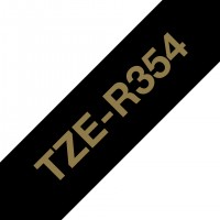 Brother TZER354 Ruban 24mm Or / Noir