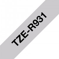Brother TZER931 Ruban 12mm Noir / Gris