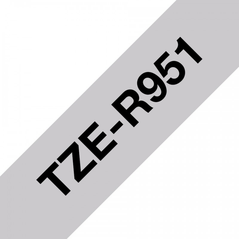 Brother TZER951 Ruban 24mm Noir / Gris