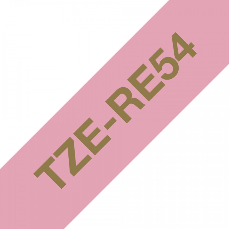 Brother TZERE54 Ruban 24mm Or / Rose