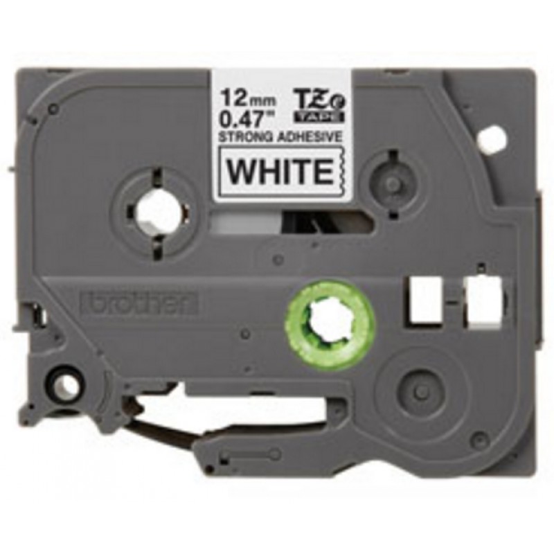 Brother TZES231 Ruban Noir / Blanc 12mm