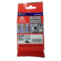Brother TZES231 Ruban Noir / Blanc 12mm