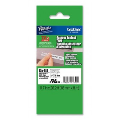 Brohter TZESE4 Ruban 18 mm Noir / blanc